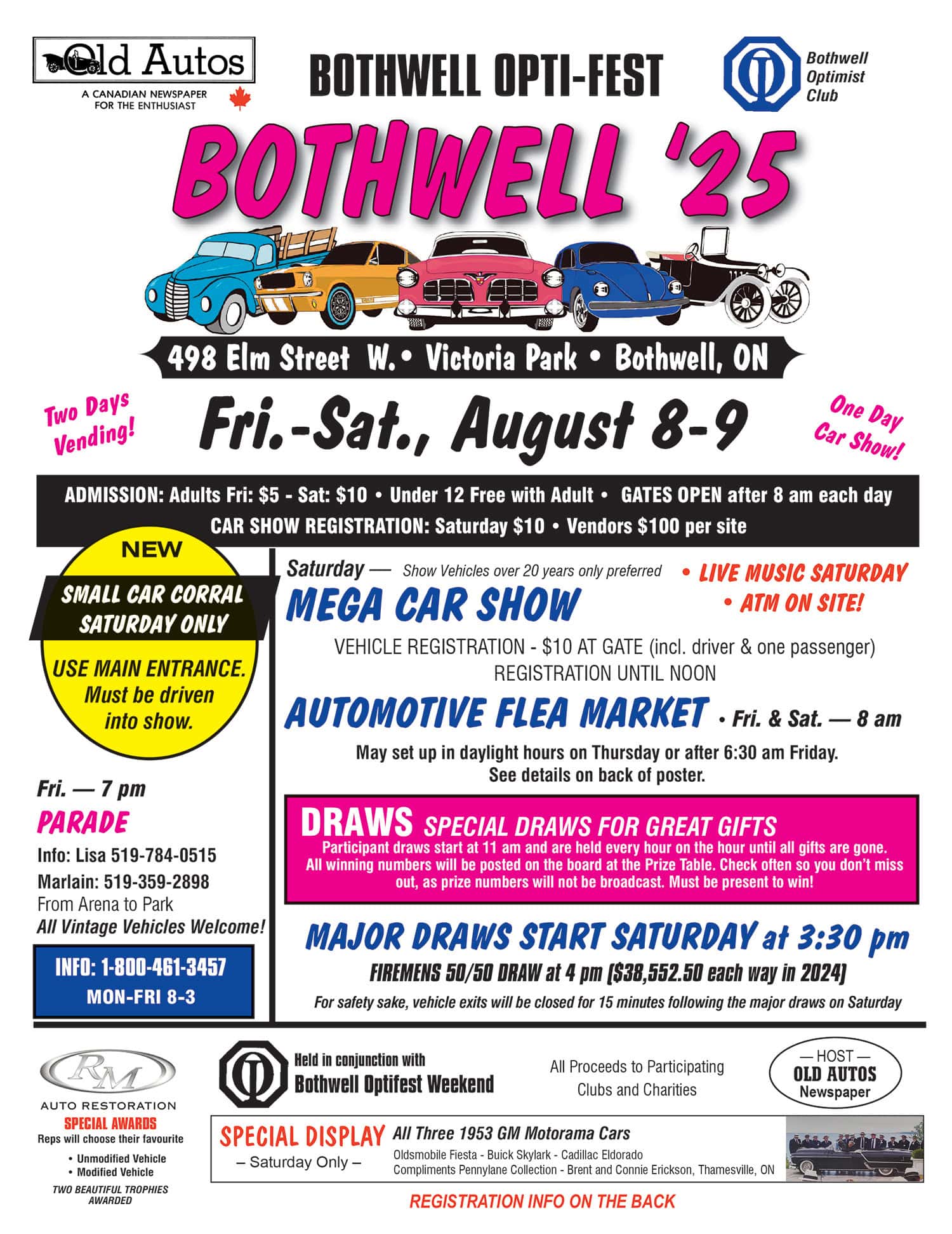 Bothwell 2025 Car Show Poster