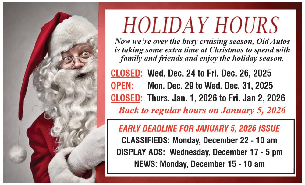 2025 Holiday Hours