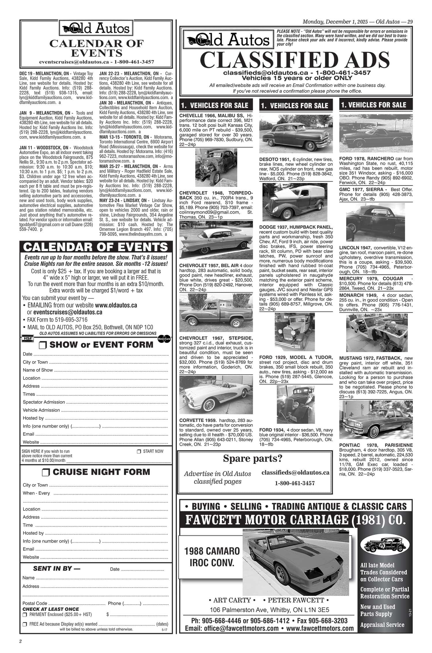 PG 29 Sample Page Classifieds