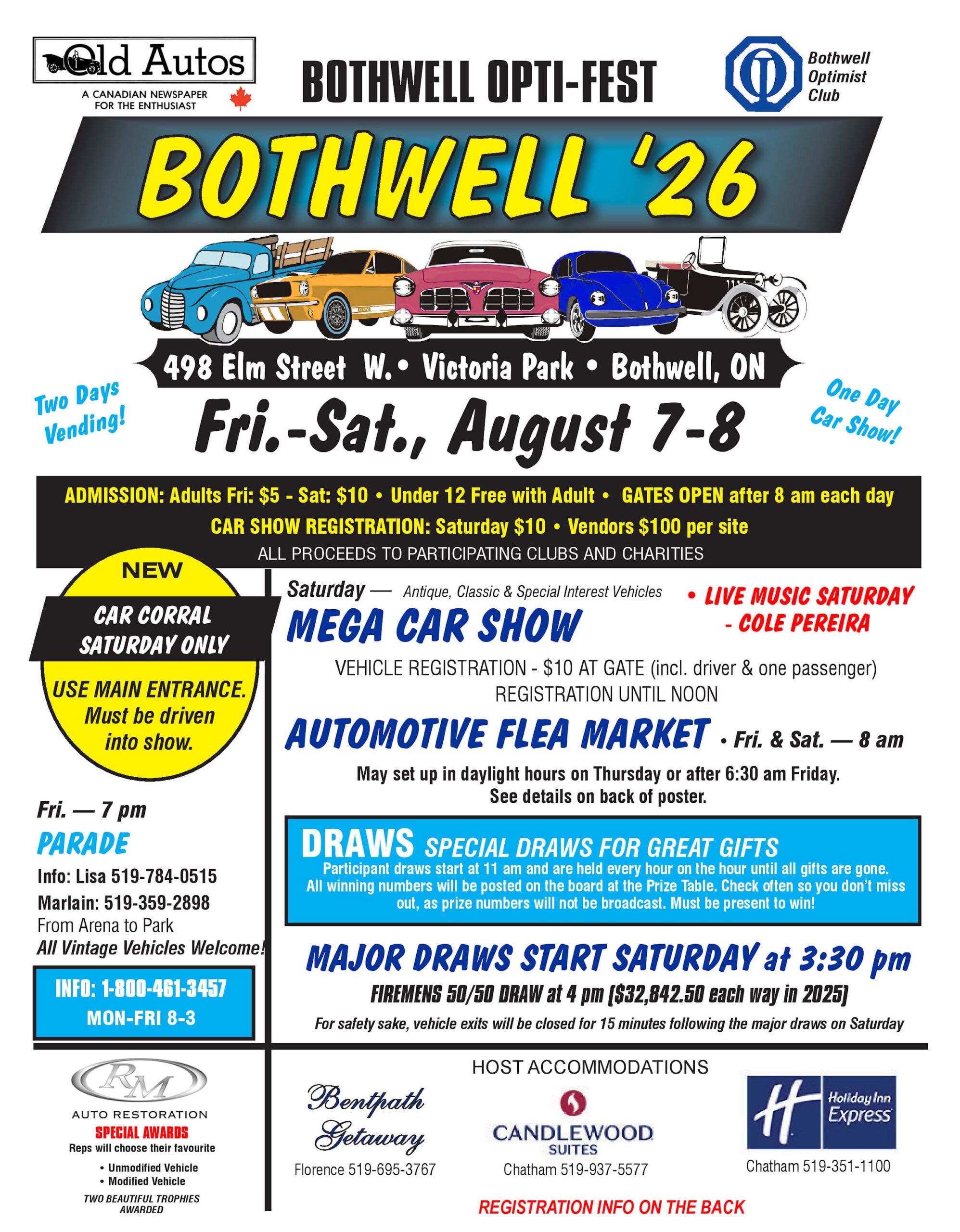 Bothwell 2025 Car Show Poster