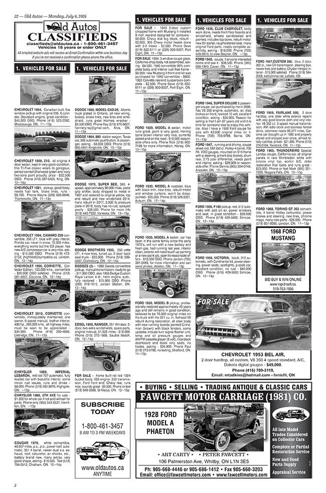Layout 1 Sample Page Classifieds