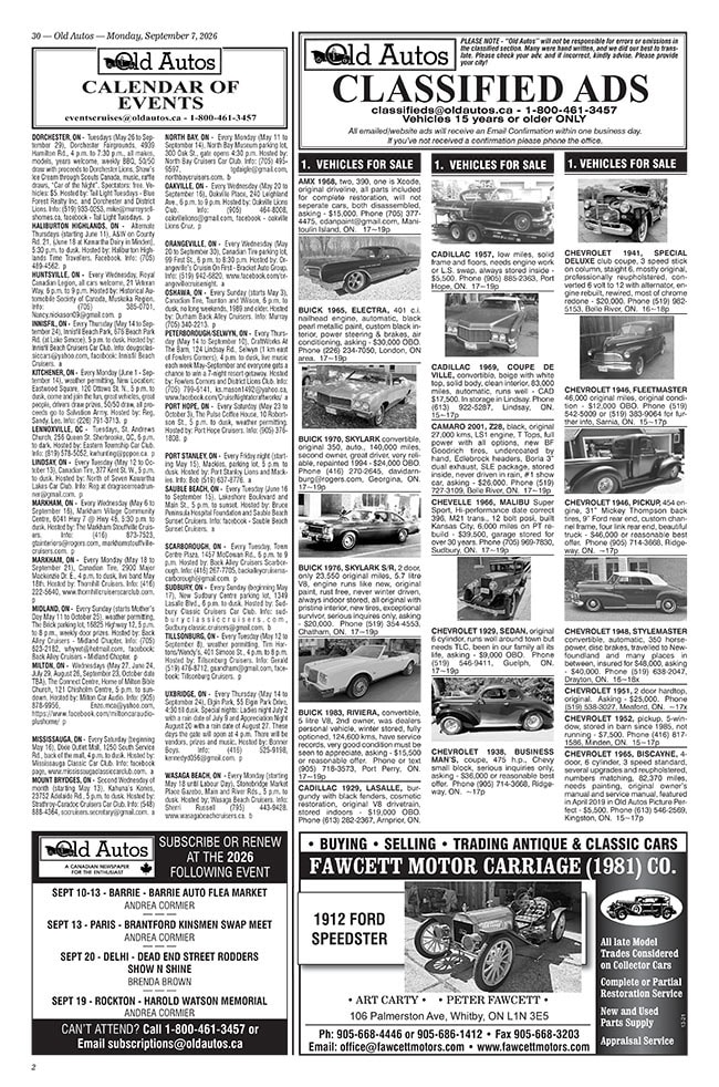 Layout 1 Sample Page Classifieds