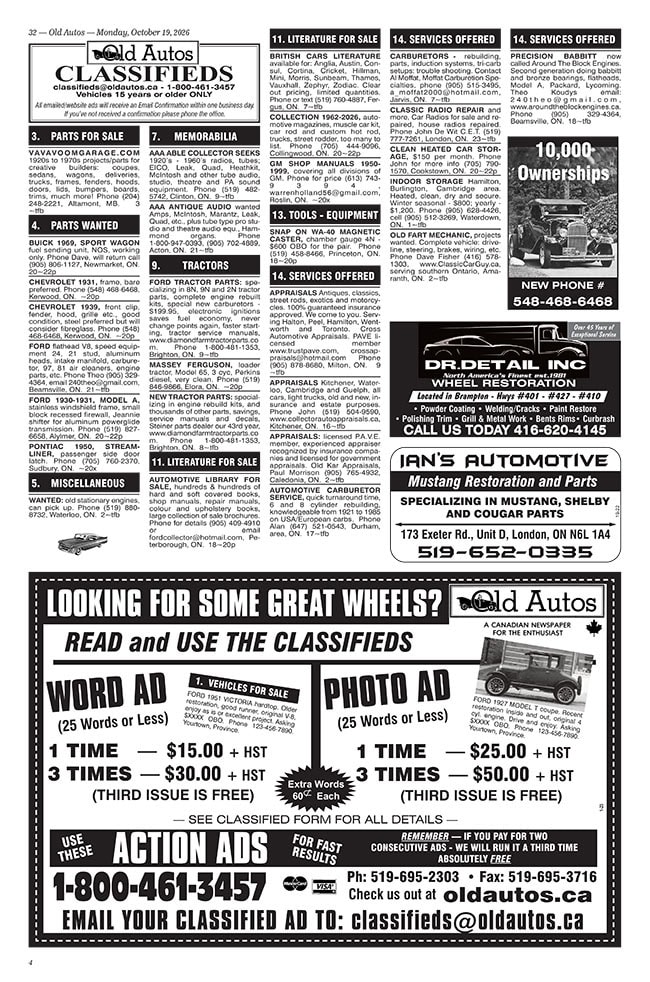 Layout 1 Sample Page Classifieds